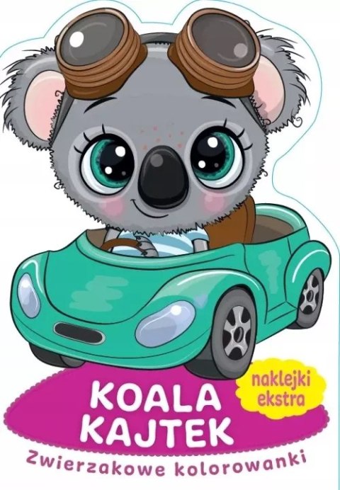 Zwierzakowe kolorowanki. Koala Kajtek Zwierzakowe kolorowanki. Koala Kajtek