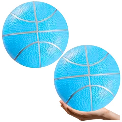 Piłka Plażowa Gumowa Pastelowa Lekka Niebieska 20cm Piłka Plażowa Gumowa Pastelowa Lekka Niebieska 20cm