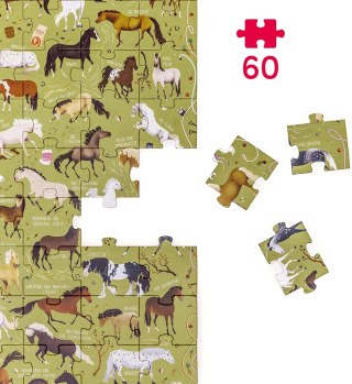 Puzzlove CzuCzu 60 elementów. Konie