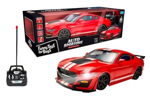 Auto sportowe zdalnie sterowane czerwone Auto sportowe zdalnie sterowane czerwone