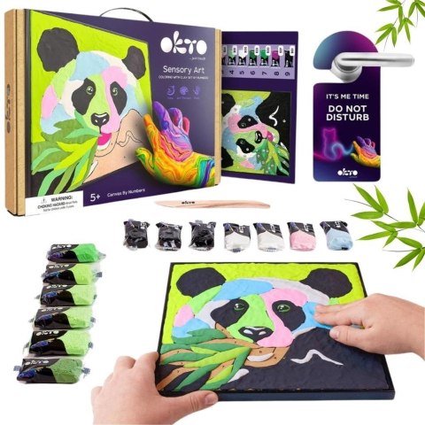 Zestaw do obrazu 3D Panda Zestaw do obrazu 3D Panda