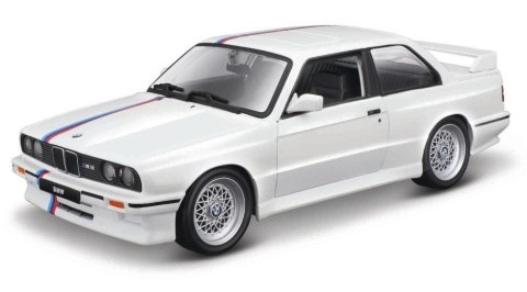 1988 BMW 3 Series M3 white 1:24 BBURAGO 1988 BMW 3 Series M3 white 1:24 BBURAGO
