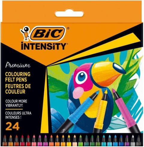 Flamastry Intensity Premium 24 kolory BIC Flamastry Intensity Premium 24 kolory BIC