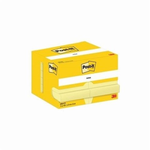 Kateczki samoprzylepne 51x76mm 12x100K żółte Kateczki samoprzylepne 51x76mm 12x100K żółte