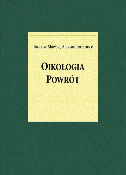 Oikologia. Powrót Oikologia. Powrót
