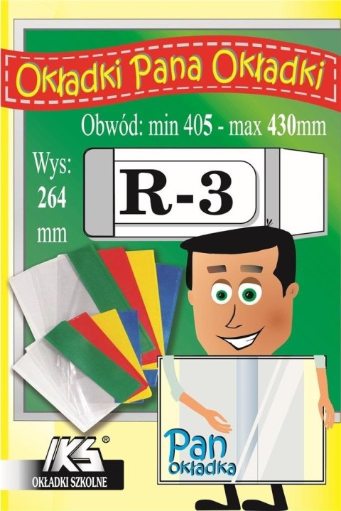 Okładka książkowa regulowana R3 (25szt) IKS Okładka książkowa regulowana R3 (25szt) IKS
