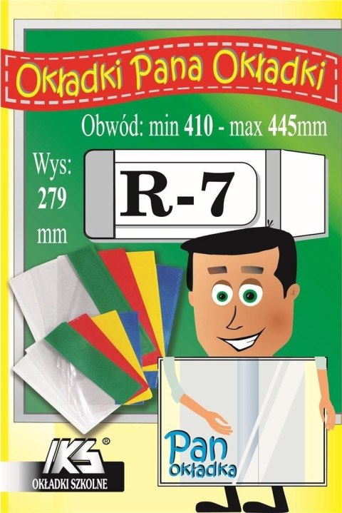 Okładka książkowa regulowana R7 (25szt) IKS Okładka książkowa regulowana R7 (25szt) IKS