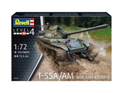Pojazd 1:72 T-55A/AM with KMT-6/EMT-5 Pojazd 1:72 T-55A/AM with KMT-6/EMT-5