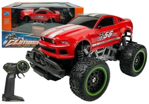Auto zdalnie sterowane R/C 6.5 km/h czerwone Auto zdalnie sterowane R/C 6.5 km/h czerwone
