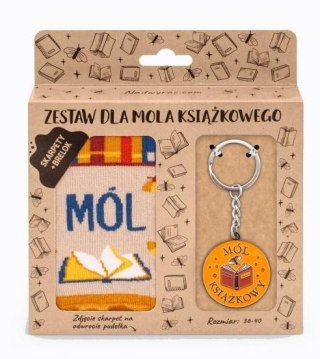 Skarpetki + brelok Mól książkowy 36-40