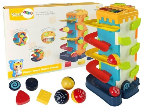 Zjeżdżalnia piłeczek sorter edukacyjny Zjeżdżalnia piłeczek sorter edukacyjny