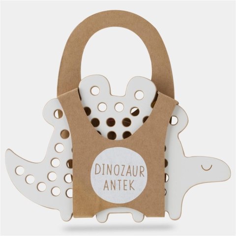 Dinozaur Antek.Drewniana przeplatanka Montessori Dinozaur Antek.Drewniana przeplatanka Montessori