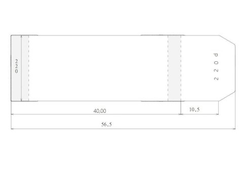 Okładka regulowana 220x580mm (25szt) Okładka regulowana 220x580mm (25szt)