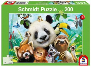 Puzzle 200 elementów. Wesołe zwierzaki