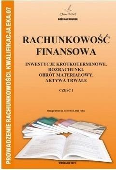 Rachunkowość Finansowa część I PADUREK Rachunkowość Finansowa część I PADUREK