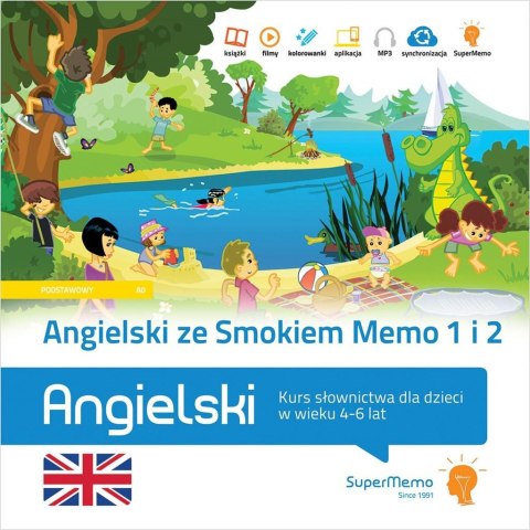 Angielski ze Smokiem Memo cz.1-2 Kurs słownictwa Angielski ze Smokiem Memo cz.1-2 Kurs słownictwa