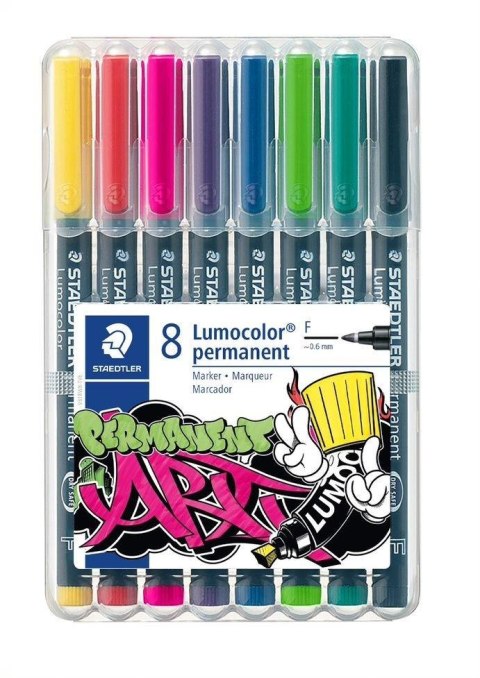 Foliopis Lumocolor ART F wodoodporny 8 kolorów Foliopis Lumocolor ART F wodoodporny 8 kolorów