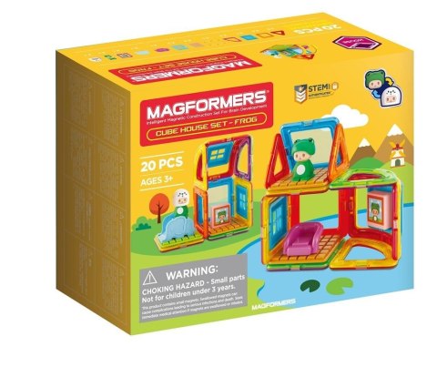Magformers Cube Domek Żaby 20el Magformers Cube Domek Żaby 20el