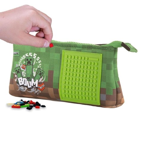 Piórnik na suwak PIXIE CREW z zielonym panelem Piórnik na suwak PIXIE CREW z zielonym panelem