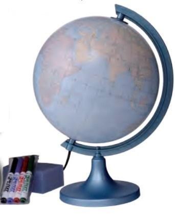 Globus konturowy bez podświetlenia 25 cm Globus konturowy bez podświetlenia 25 cm