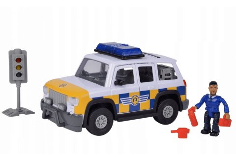 Strażak Sam. Jeep policyjny z figurką Malcolma Strażak Sam. Jeep policyjny z figurką Malcolma