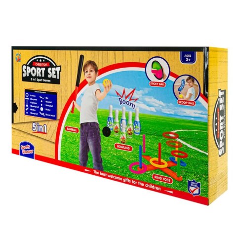 Zabawka zestaw sportowy 5w1 Zabawka zestaw sportowy 5w1