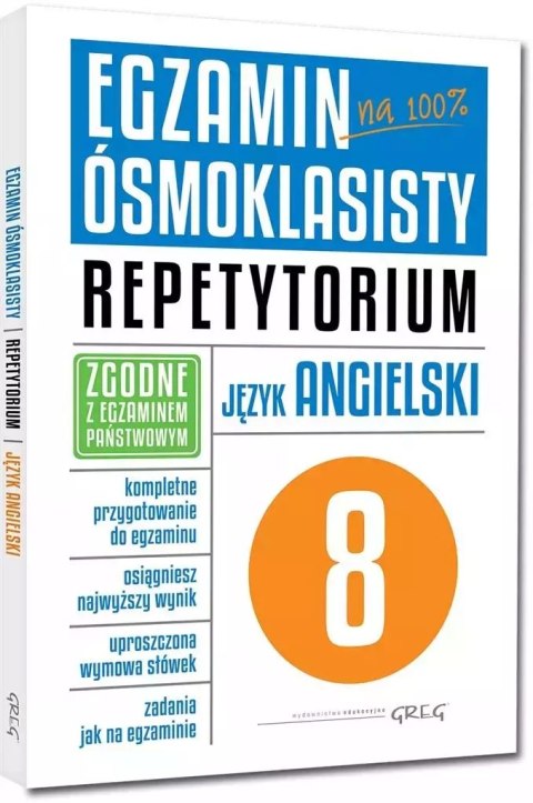 Egzamin ósmoklasisty - język angielski. Repetytorium Egzamin ósmoklasisty - język angielski. Repetytorium