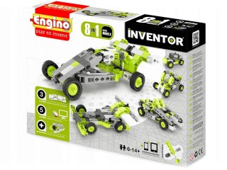 Inventor. Zestaw klocków konstrukcyjnych 8w1 - samochody