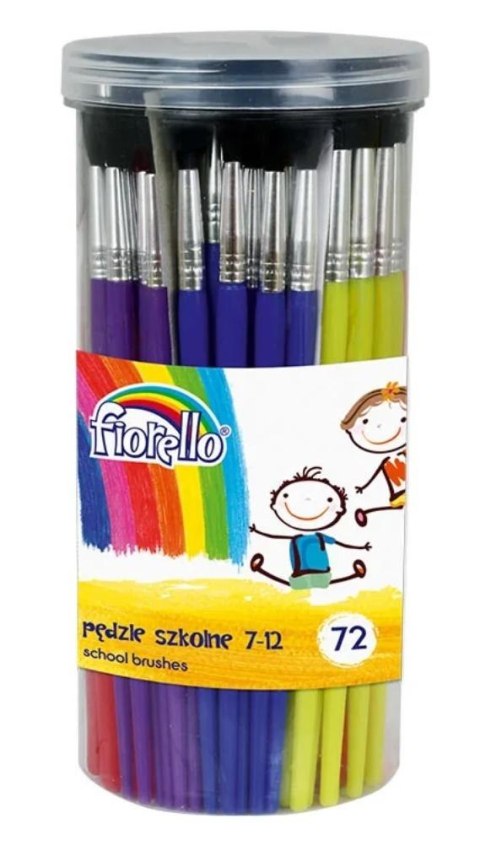 Pędzle w tubie nr 7-12 (72szt) FIORELLO Pędzle w tubie nr 7-12 (72szt) FIORELLO