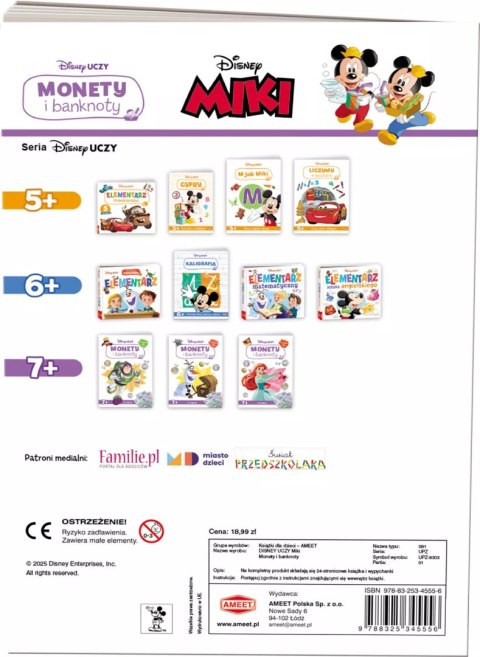 Disney uczy. Miki. Monety i banknoty Disney uczy. Miki. Monety i banknoty