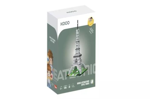 Klocki KOCO Wieża Eiffla 538 elementów Klocki KOCO Wieża Eiffla 538 elementów