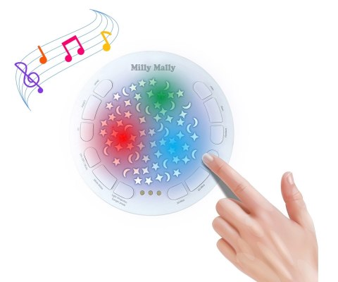 Milly Mally Zabawka pluszowa z Projektorem Milly Bear Blue Milly Mally Zabawka pluszowa z Projektorem Milly Bear Blue