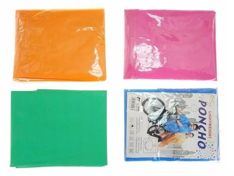 Płaszcz przeciwdeszczowy poncho MIX