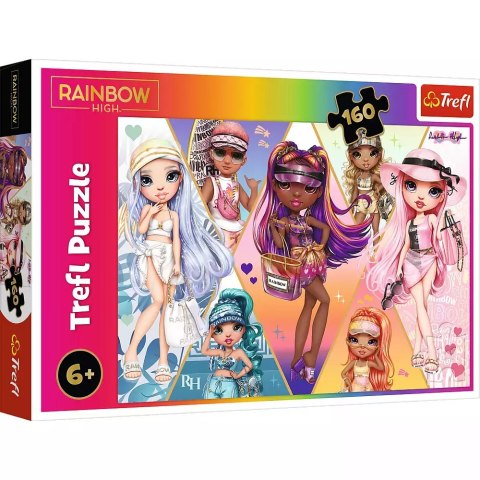 Puzzle 160el WesoŁe PrzyjaciÓŁki pudełko Trefl 15415 Tref Puzzle 160el WesoŁe PrzyjaciÓŁki pudełko Trefl 15415 Tref