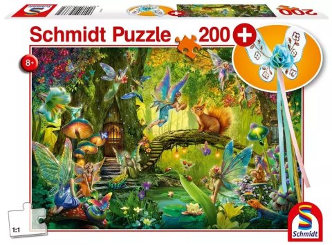 Puzzle 200 Leśne wróżki + różdżka G3 Puzzle 200 Leśne wróżki + różdżka G3