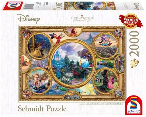 Puzzle PQ 2000 Bohaterowie bajek Disneya G3 Puzzle PQ 2000 Bohaterowie bajek Disneya G3