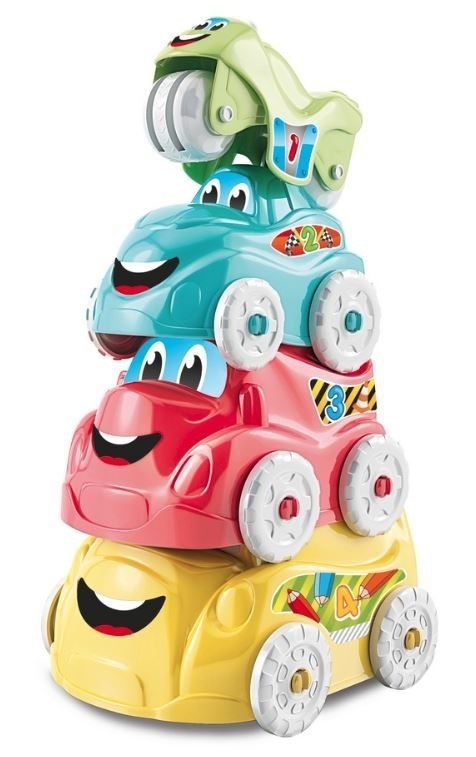 Wieża z autek baby Clementoni #G2 Wieża z autek baby Clementoni #G2