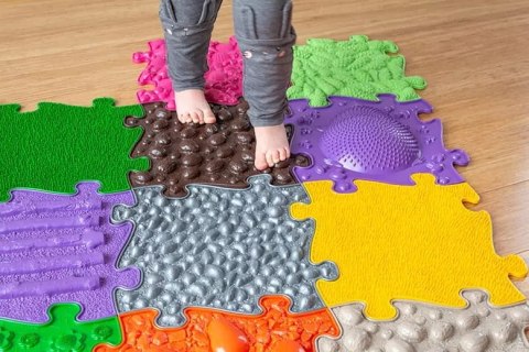 Zestaw mat sensorycznych Muffik Medium 1 MFK-020 8 elementów
