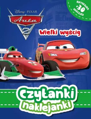 Czytanki naklejanki. Wielki wyścig. Disney Pixar Auta 2