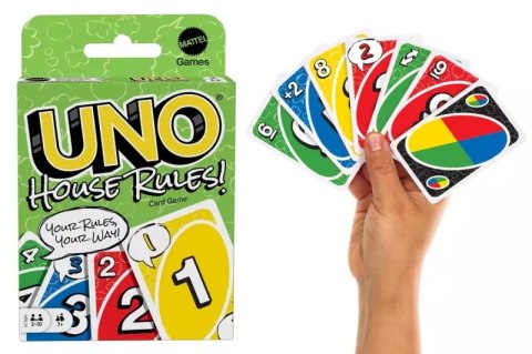 Gra Karty Uno House Rules HRL31 Gra Karty Uno House Rules HRL31