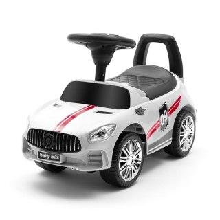 Jeździk dziecięcy z dźwiękiem Racer biały