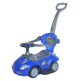 Jeździk z rączką 3w1 Mega Car niebieski