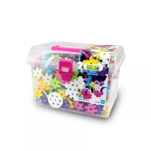 Klocki Meli Basic Constructor Pink Travel Box 500 Klocki Meli Basic Constructor Pink Travel Box 500