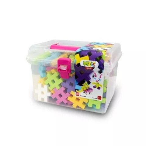 Klocki Meli Maxi Pink Travel Box 110szt Klocki Meli Maxi Pink Travel Box 110szt