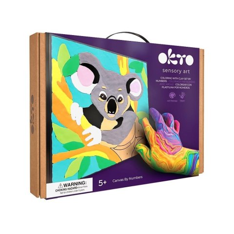 Kolorowanka z masy plastycznej po numerach Koala Kolorowanka z masy plastycznej po numerach Koala