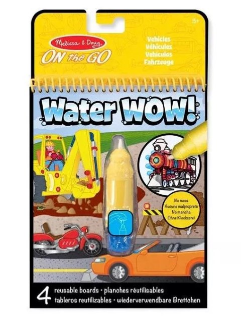 Water Wow! Kolorowanka wodna - pojazdy Water Wow! Kolorowanka wodna - pojazdy