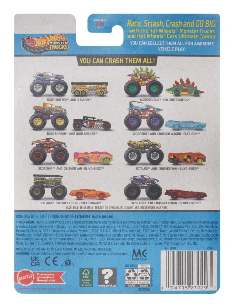ZESTAW HOT WHEELS MONSTER TRUCKS 2 AUTKA *RÓŻNE* IDEALNE ZESTAW HOT WHEELS MONSTER TRUCKS 2 AUTKA *RÓŻNE* IDEALNE