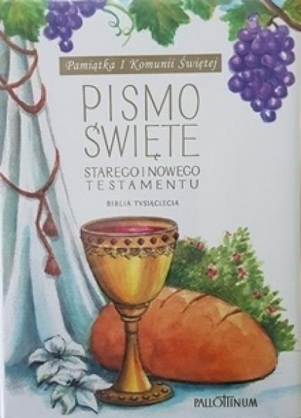 Biblia Tysiąclecia mała TW (komunia, winogrono) Biblia Tysiąclecia mała TW (komunia, winogrono)