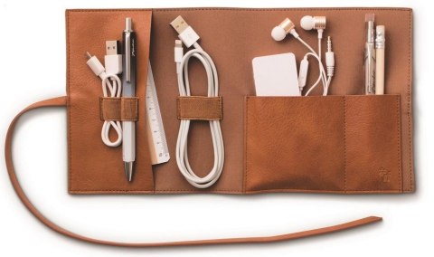 Bookaroo Travel Tech-Tidy Organizer podróżny brąz Bookaroo Travel Tech-Tidy Organizer podróżny brąz