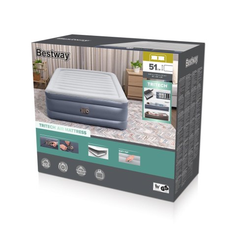 Dmuchany Materac 203 x 152 x 51 cm Bestway 6713I